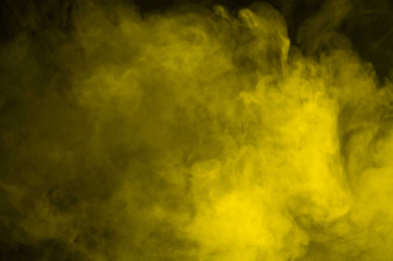 黄色烟雾