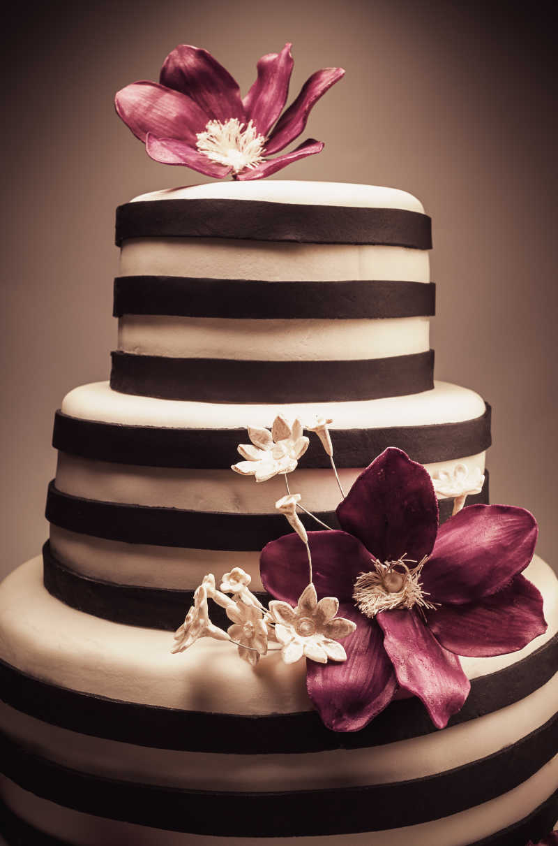 结婚蛋糕或生日蛋糕