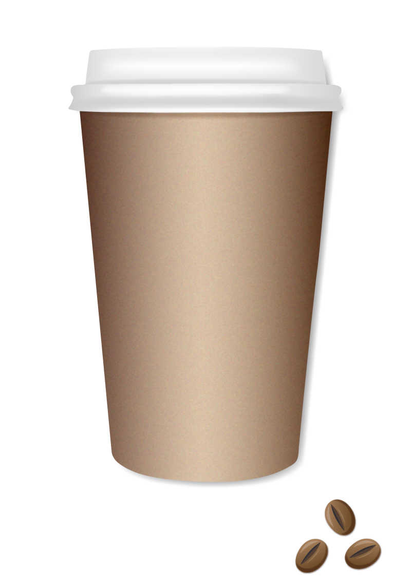 模拟咖啡纸杯