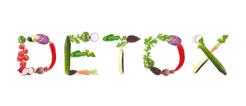 用蔬菜拼成的字母