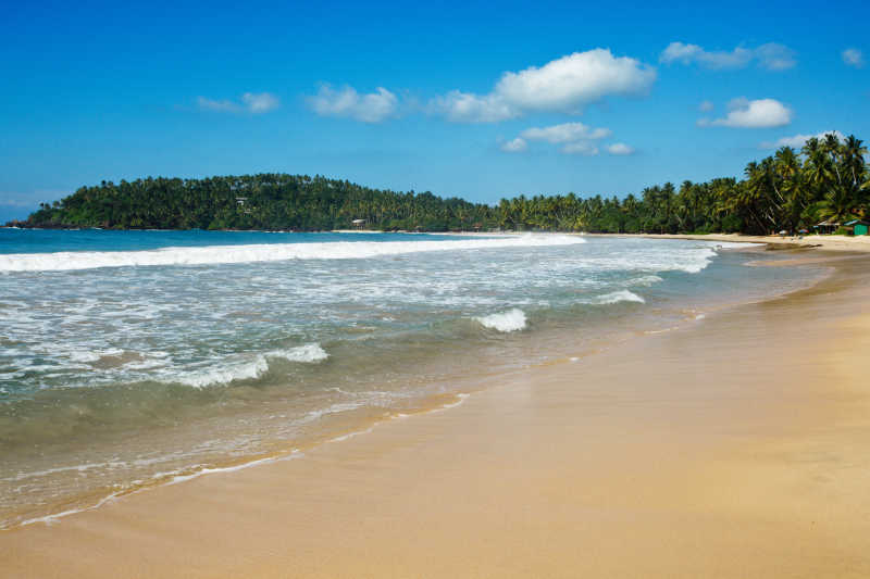 斯里兰卡旅游唯美海滩风景