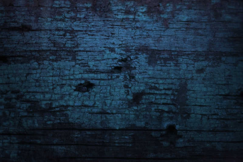 蓝色木制板表面纹理背景