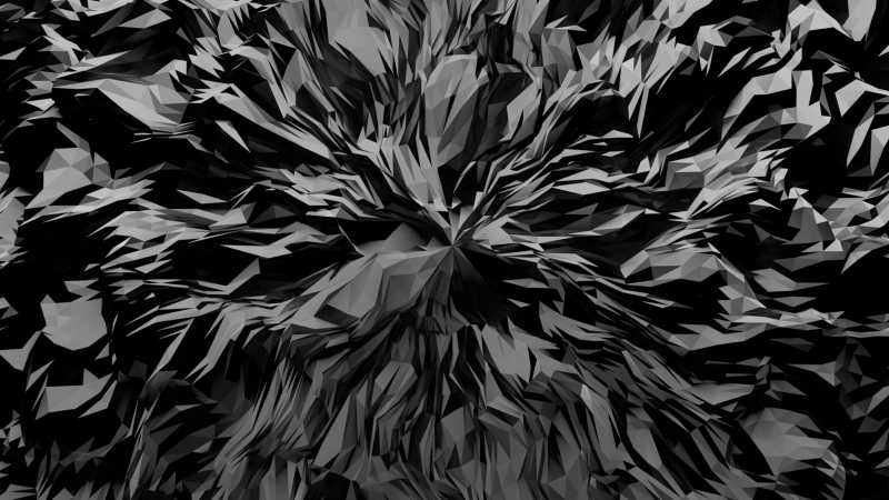 黑色抽象几何分形背景