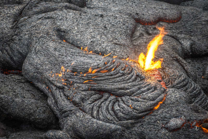 火山熔岩流