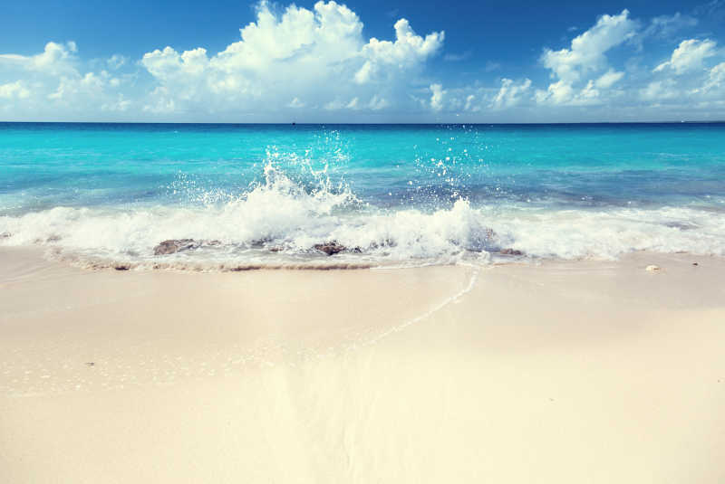 美丽的加勒比海海滩