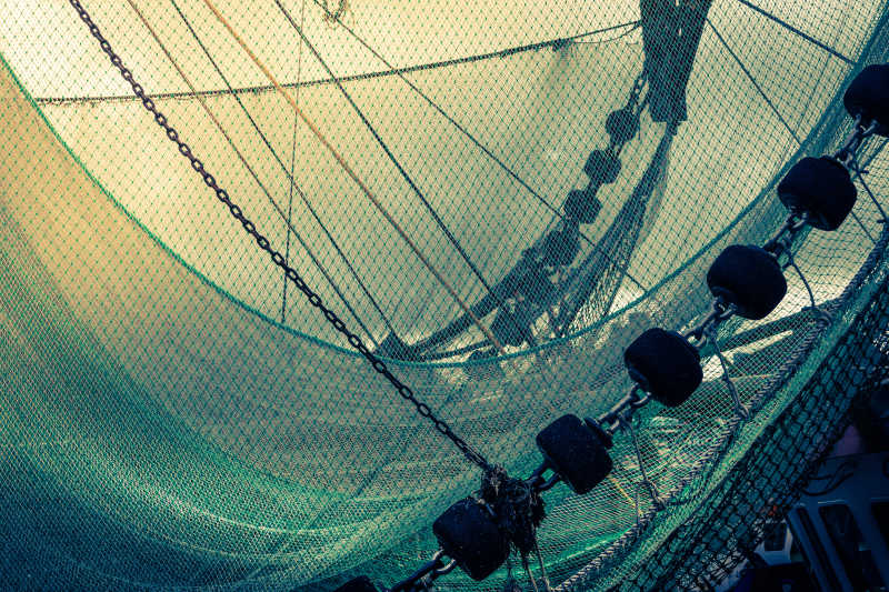 蓝色渔网