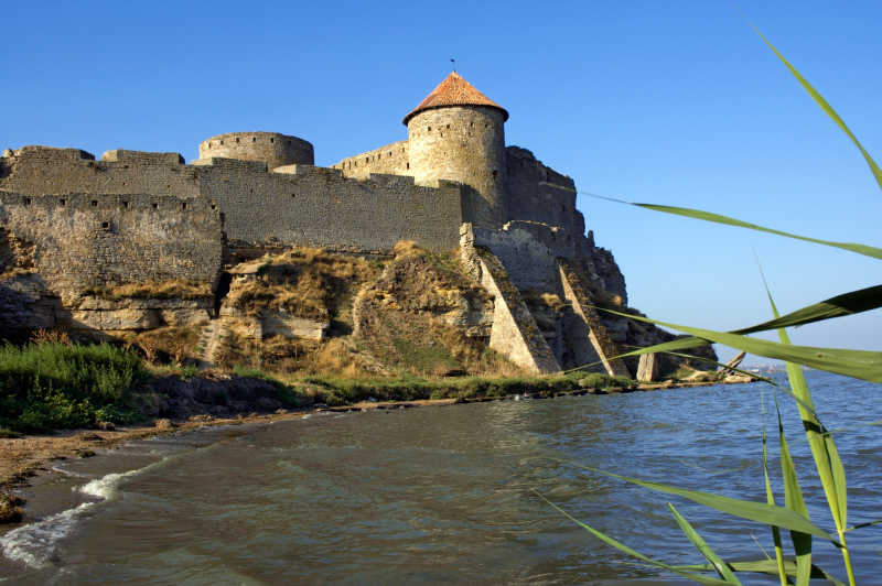 阿克曼上的dnestrovsky要塞古代城堡
