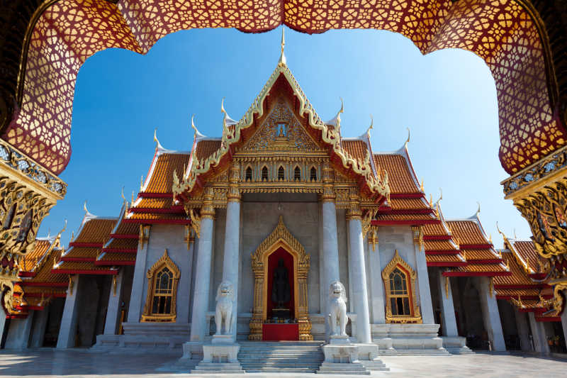 曼谷的大理石寺