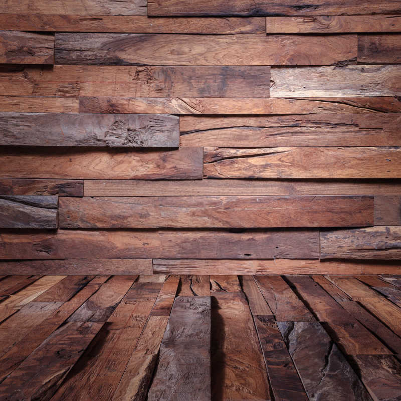 木材幕墙背景