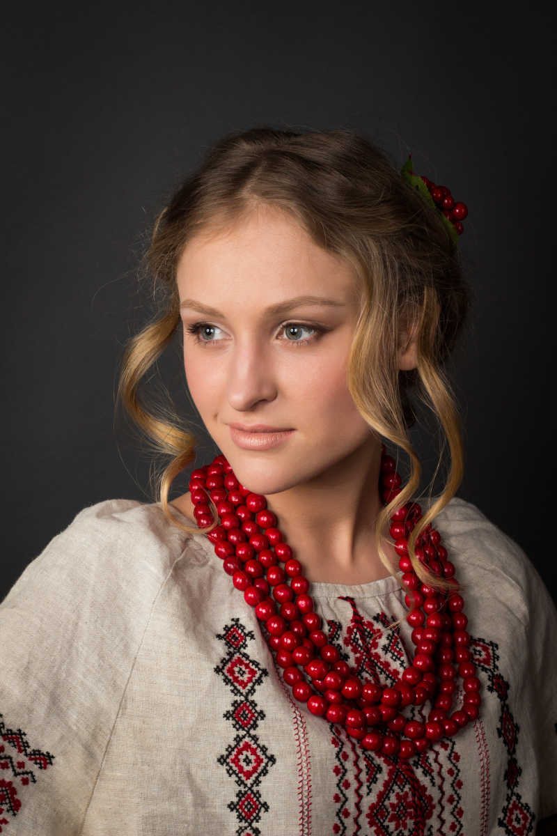 美丽的乌克兰女孩
