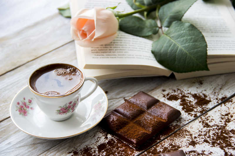 土耳其咖啡和巧克力