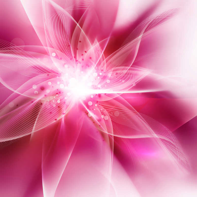 粉红色抽象的花