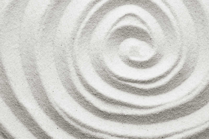 螺旋形状的沙子