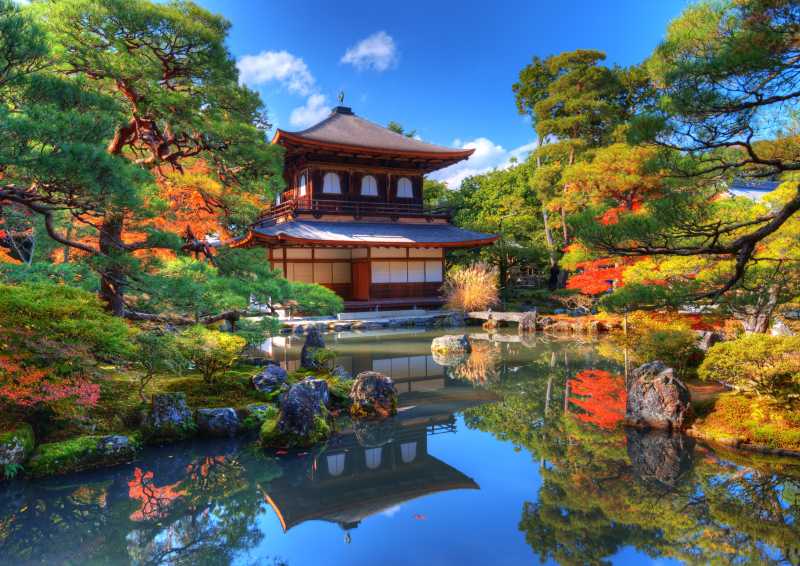 日本京都银阁寺