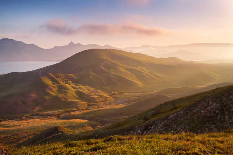 乌克兰落日美景