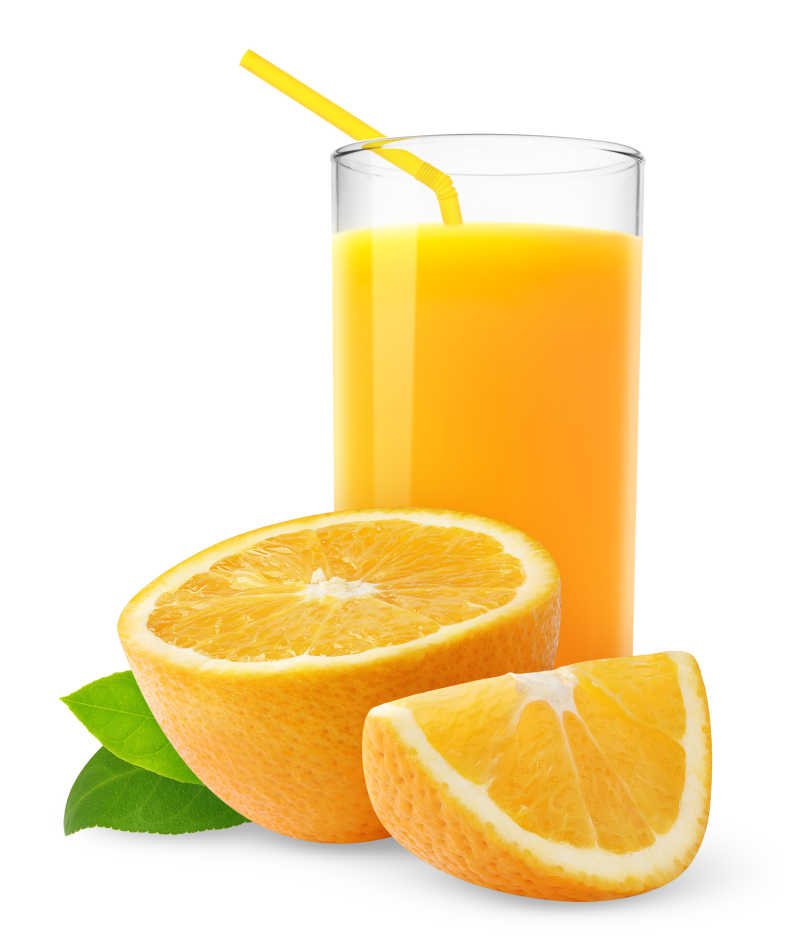 新鲜营养的橙汁