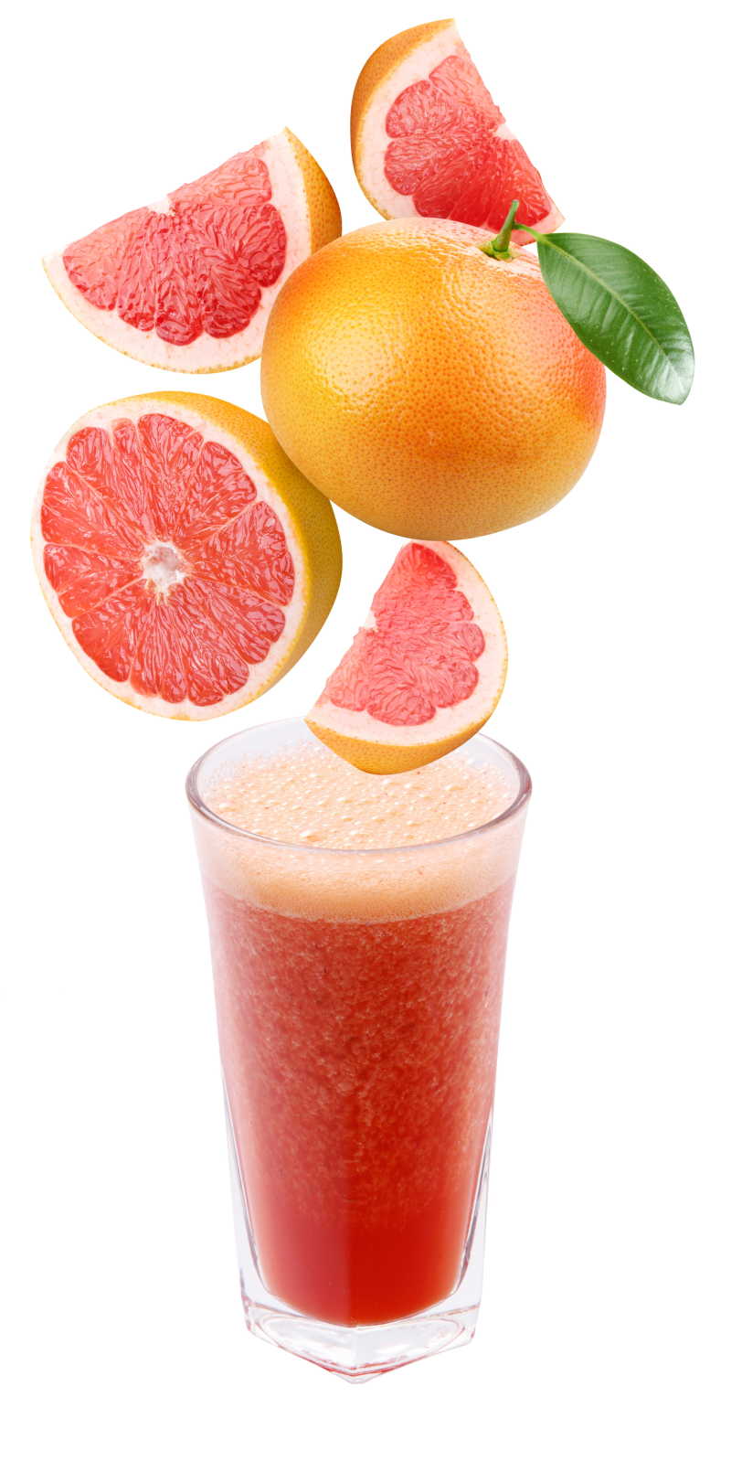 新鲜美味的柚子汁