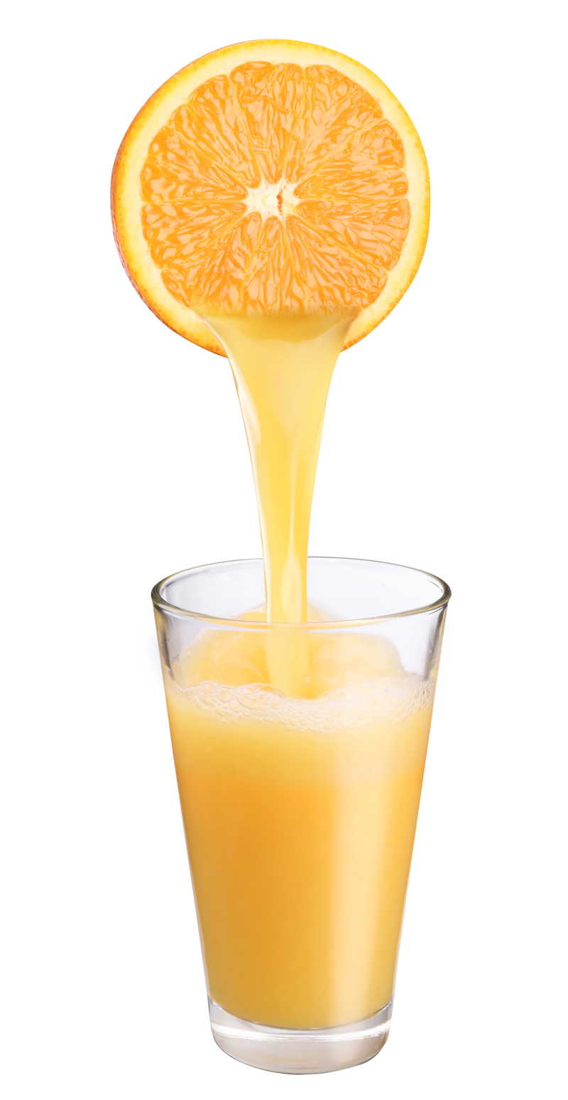 新鲜美味的橙汁