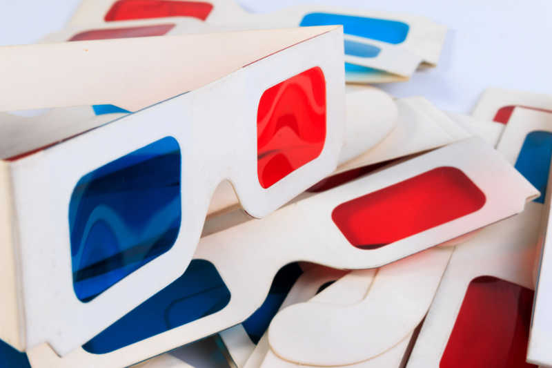 3D纸制眼镜