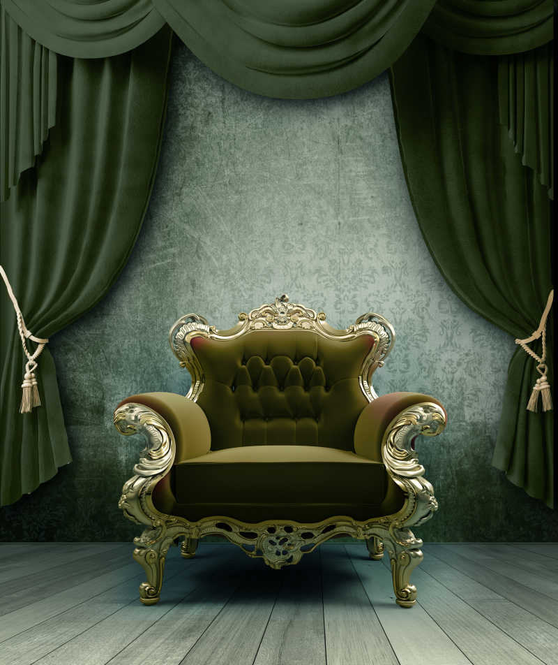 室内古典巴洛克式椅子