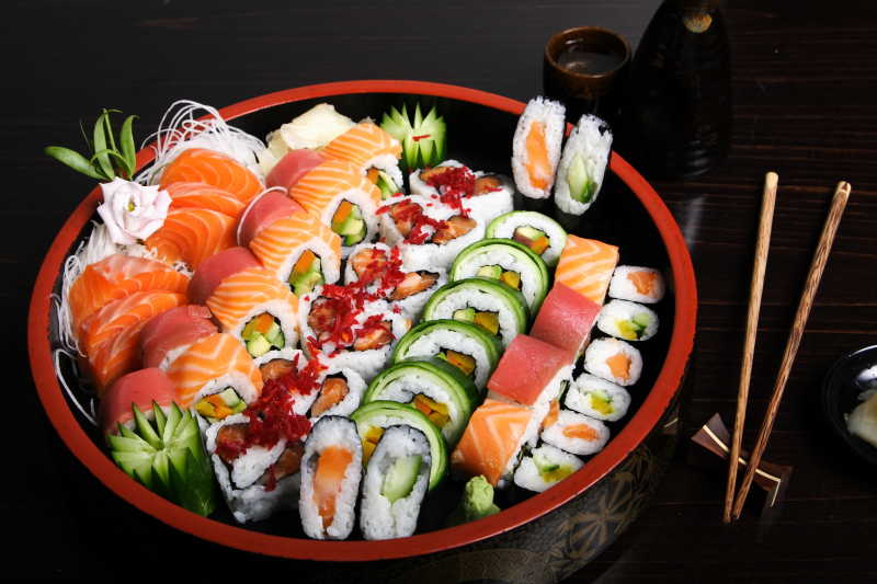 精致漂亮的日本寿司