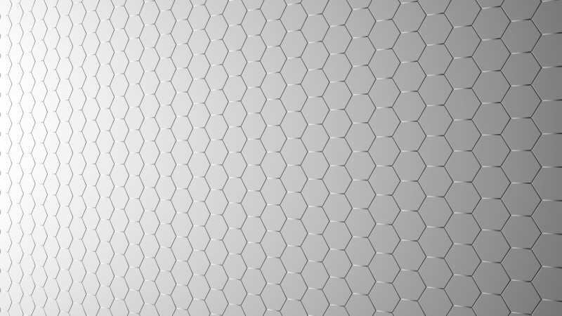 白色六边形三维几何立体设计背景