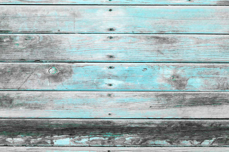 褪色的蓝色木板背景