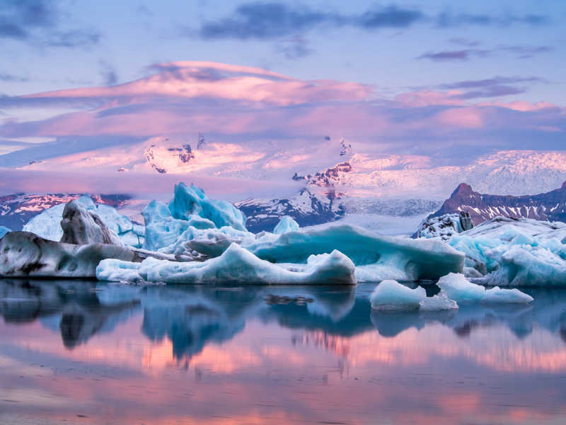 漂亮的冰岛景观
