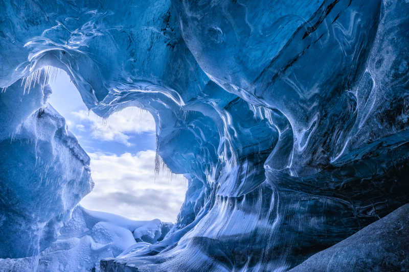 壮丽的冰川景观