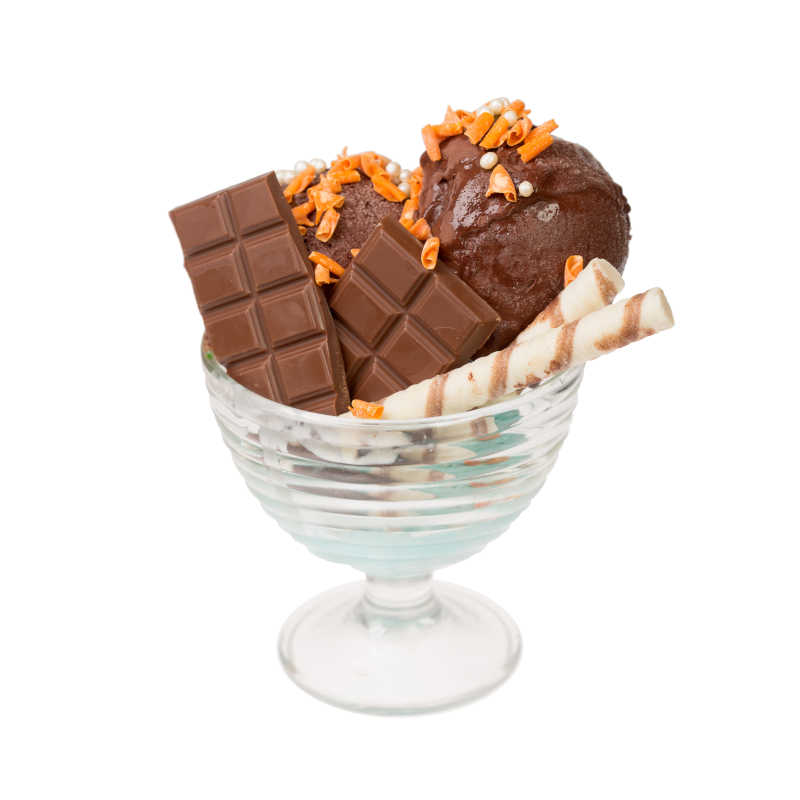 巧克力冰淇淋杯