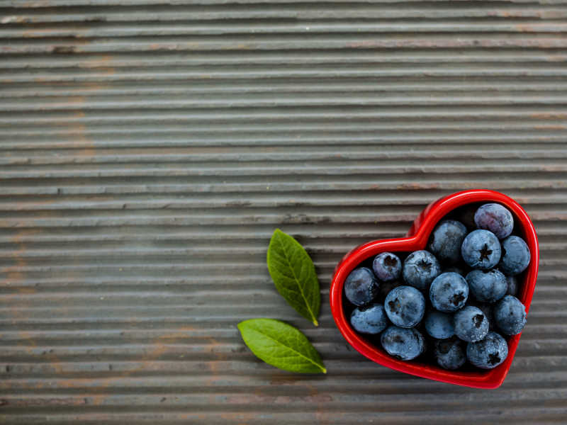 爱心盒里的蓝莓
