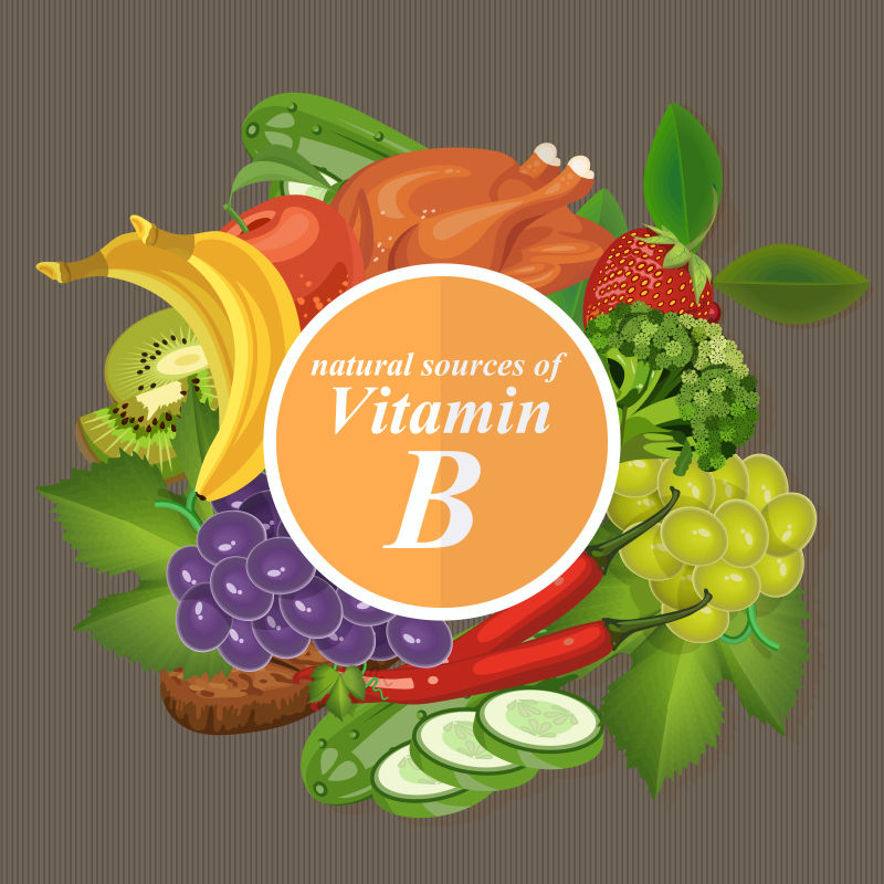 健康食材的维生素B