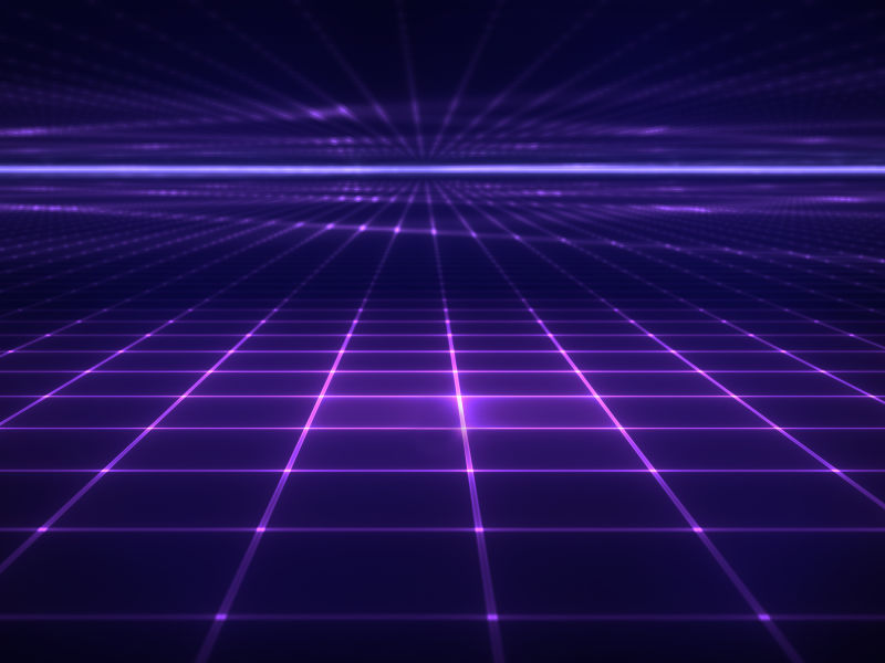 紫色虚拟空间背景图案