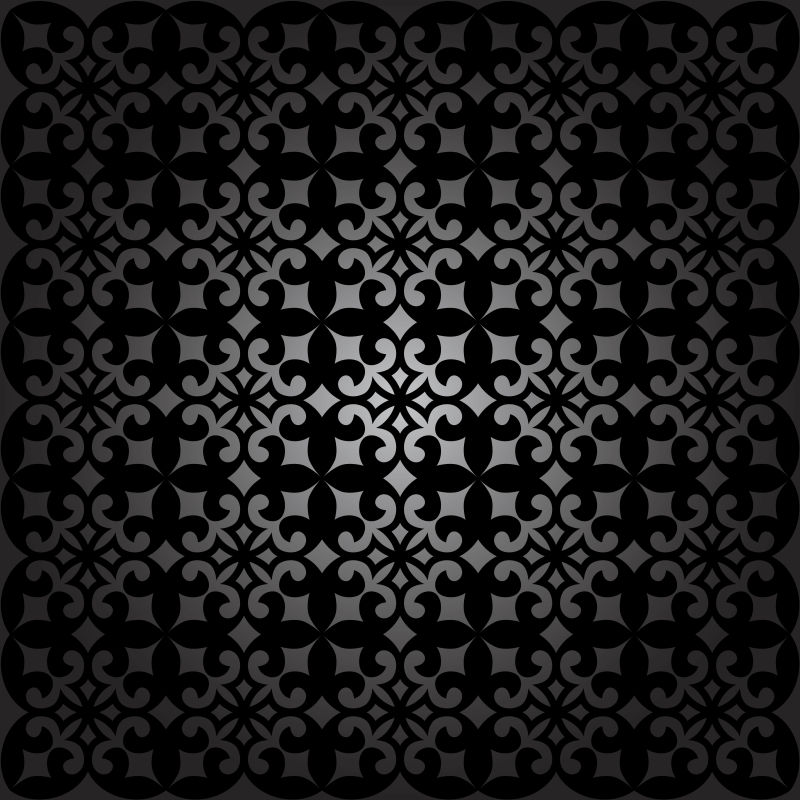 创意矢量黑色几何现代图案背景