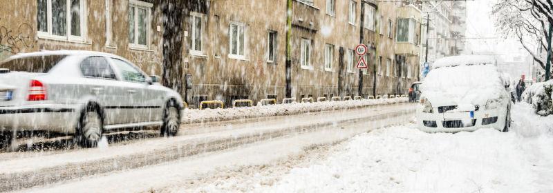 下雪的街道