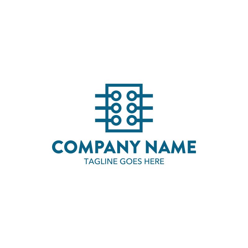 计算机公司的矢量logo设计