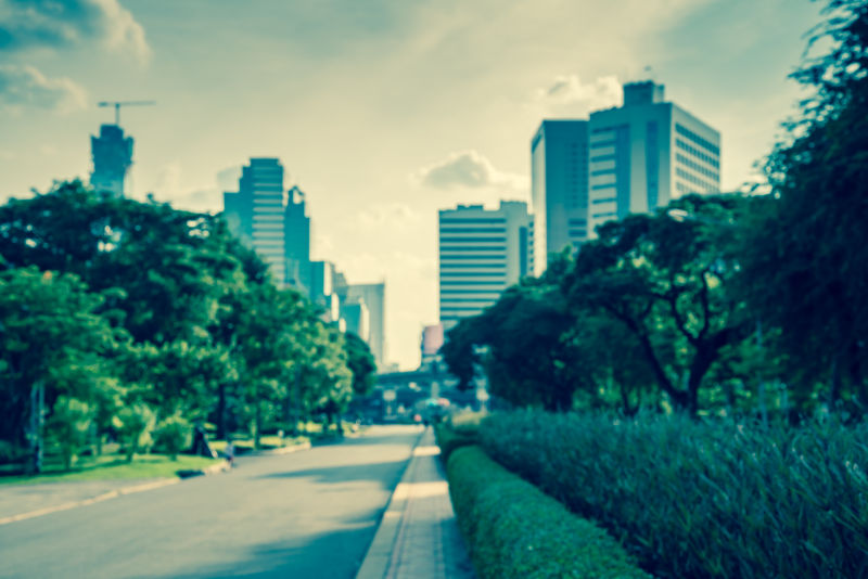 城市街道美丽风景