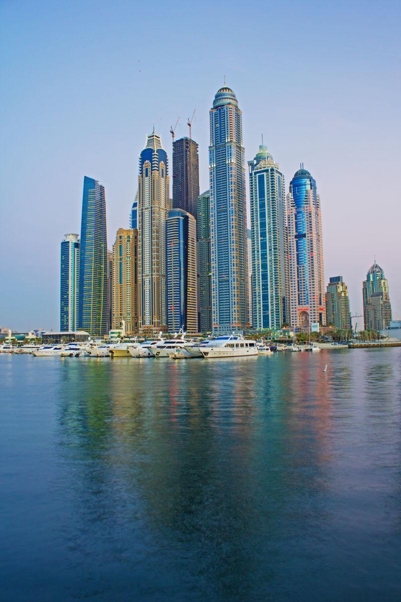 迪拜城市高楼建筑