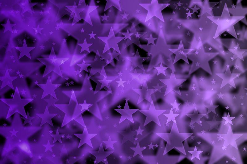 紫色的星星背景