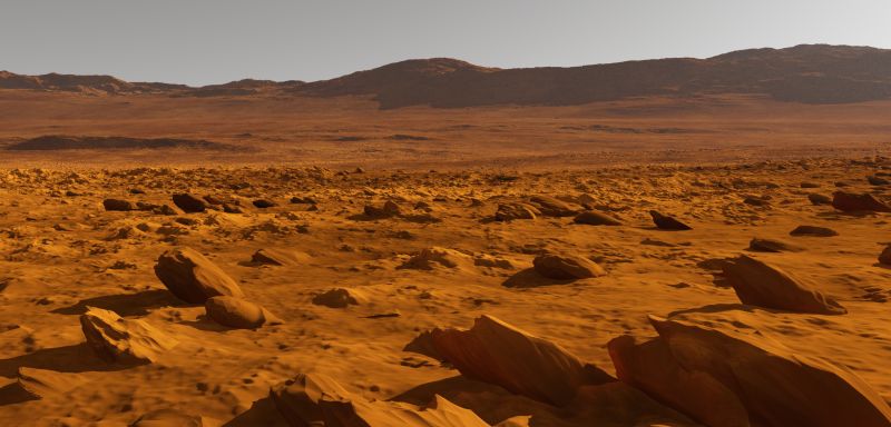 火星的地面