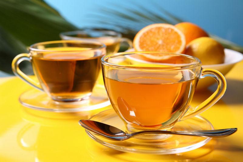 一杯橙子茶