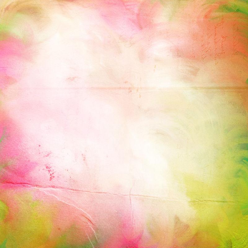 粉色抽象水彩画背景