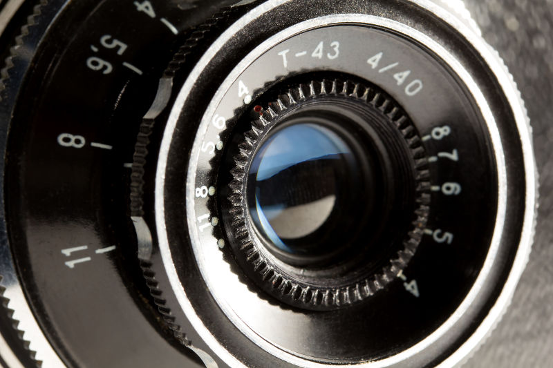 旧反光相机35mm相机特写镜头