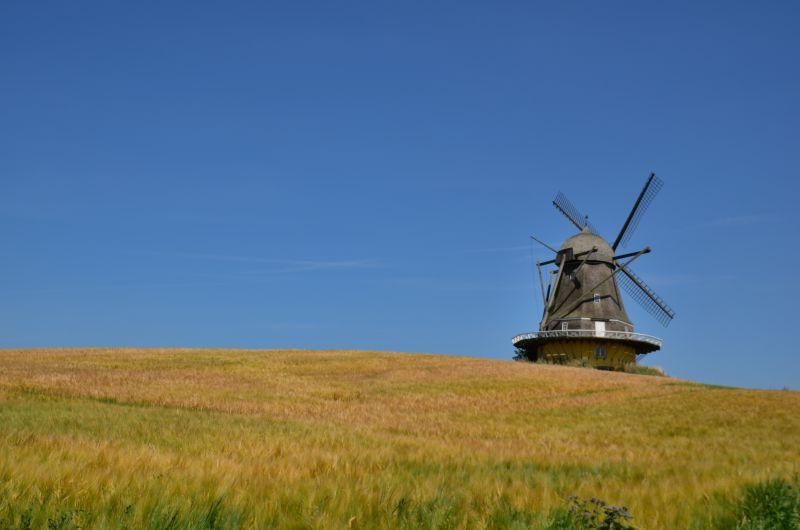 古老的丹麦风车