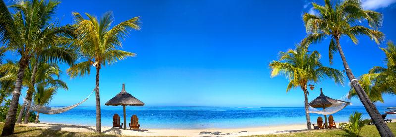 毛里求斯沙滩风景