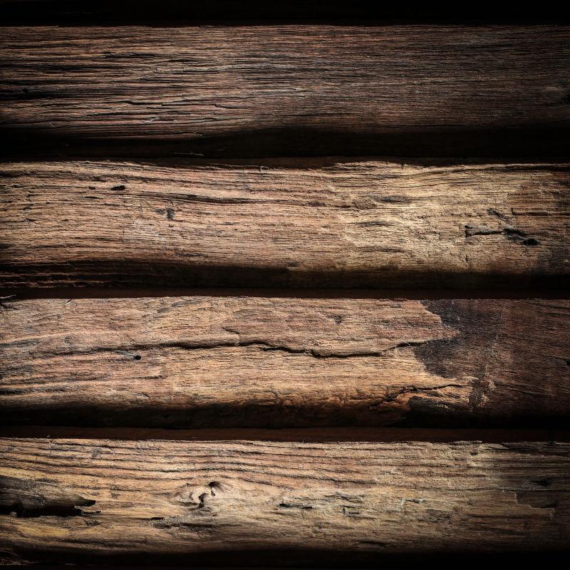 发烂腐朽的旧木板