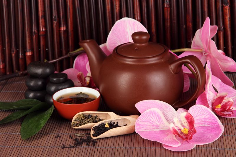 茶壶和花茶
