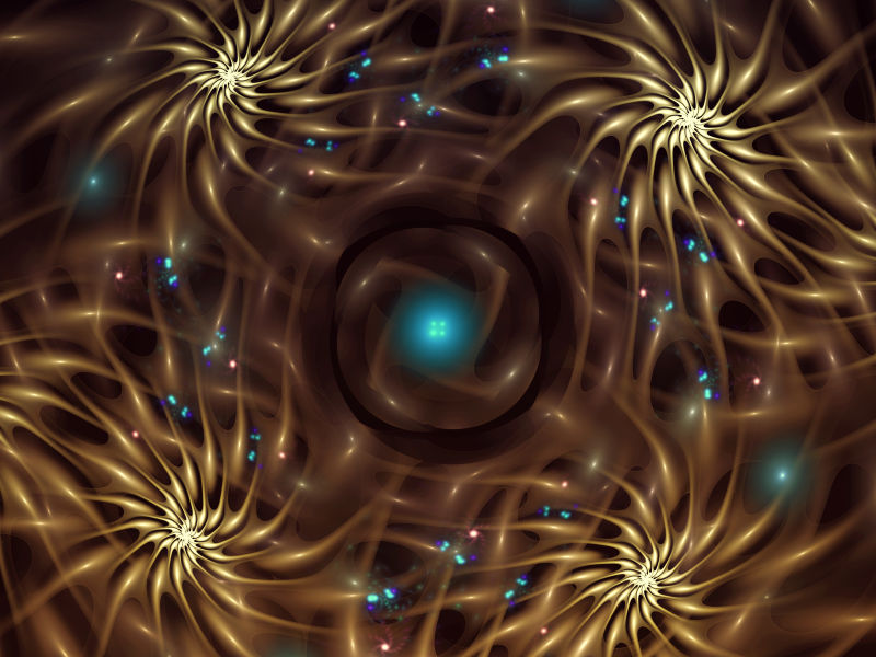 棕色抽象螺旋纹理背景
