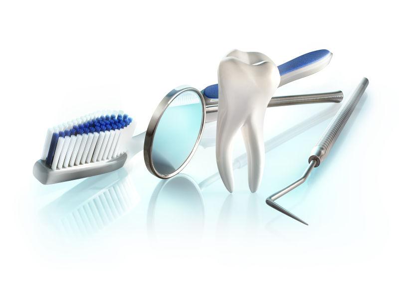 牙齿检查和工具