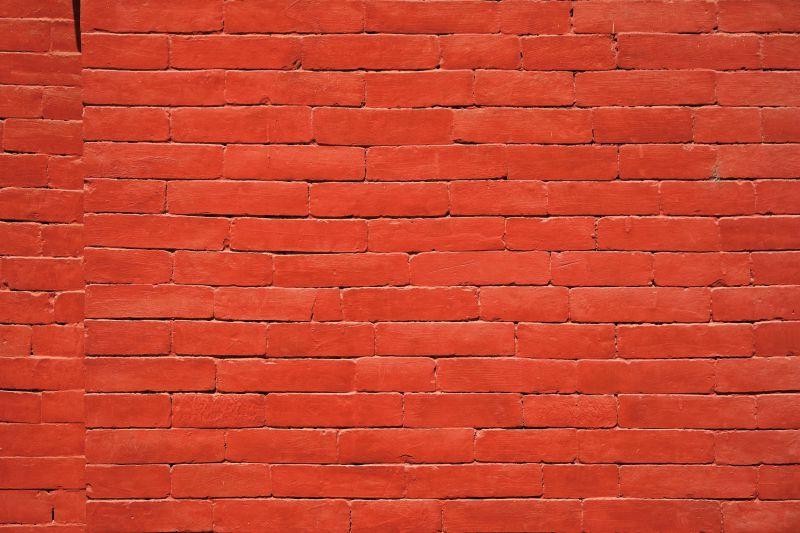 红色的墙砖